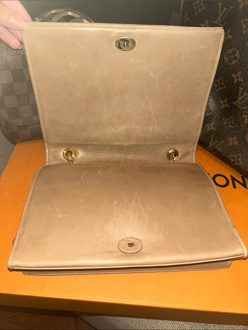 LV MM Mon, Favorite Damier Ebene MM, Vintage classic Chanel bags bundle of 3 - Picture 8 of 17